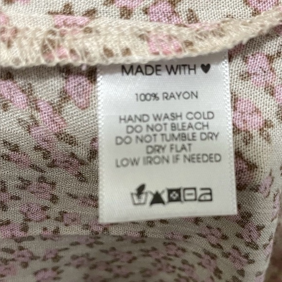 Arula Floral Maxi Dress Women’s 1X Cottage Prairie Short Sleeve Side Slit Boho - Picture 4 of 7